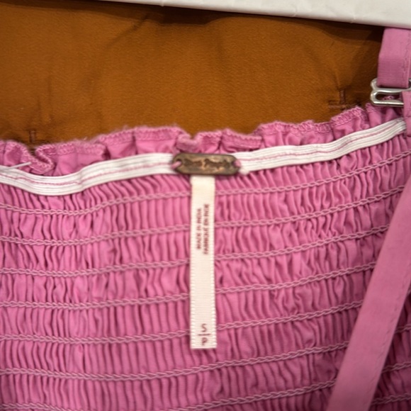 Free people midi pleated cotton summer dress - Picture 2 of 4